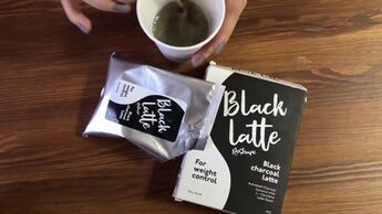 Experiencia no uso de latte de carbón negro Latte