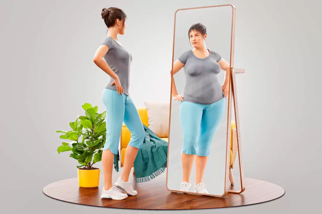 Ao imaxinarte como tendo unha figura delgada, podes estar motivado para perder peso. 